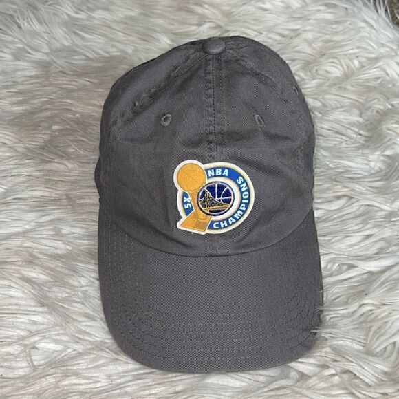 Adidas Hat Youth NBA golden State champions  2017 finals Baseball cap Gray - Picture 1 of 4